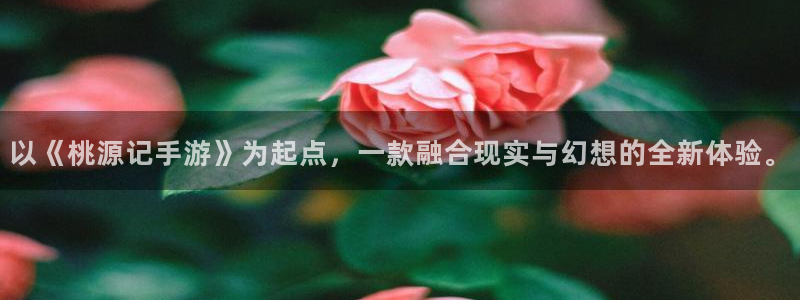 摩根娱乐app下载安装：以《桃源记手游》为起点，一款融合现实