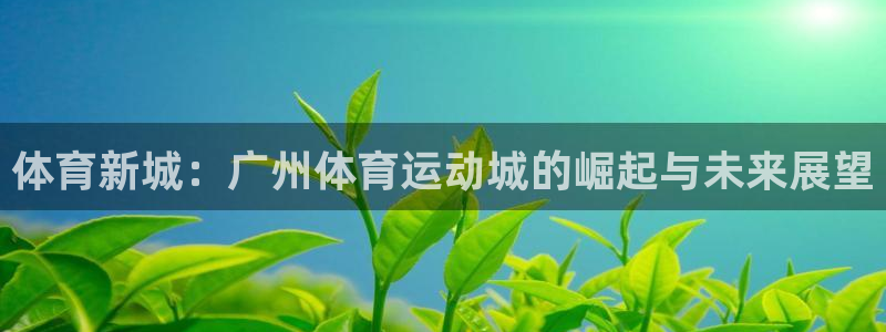 米兰体育报官网：体育新城：广州体育运动城的崛起与未来展望
